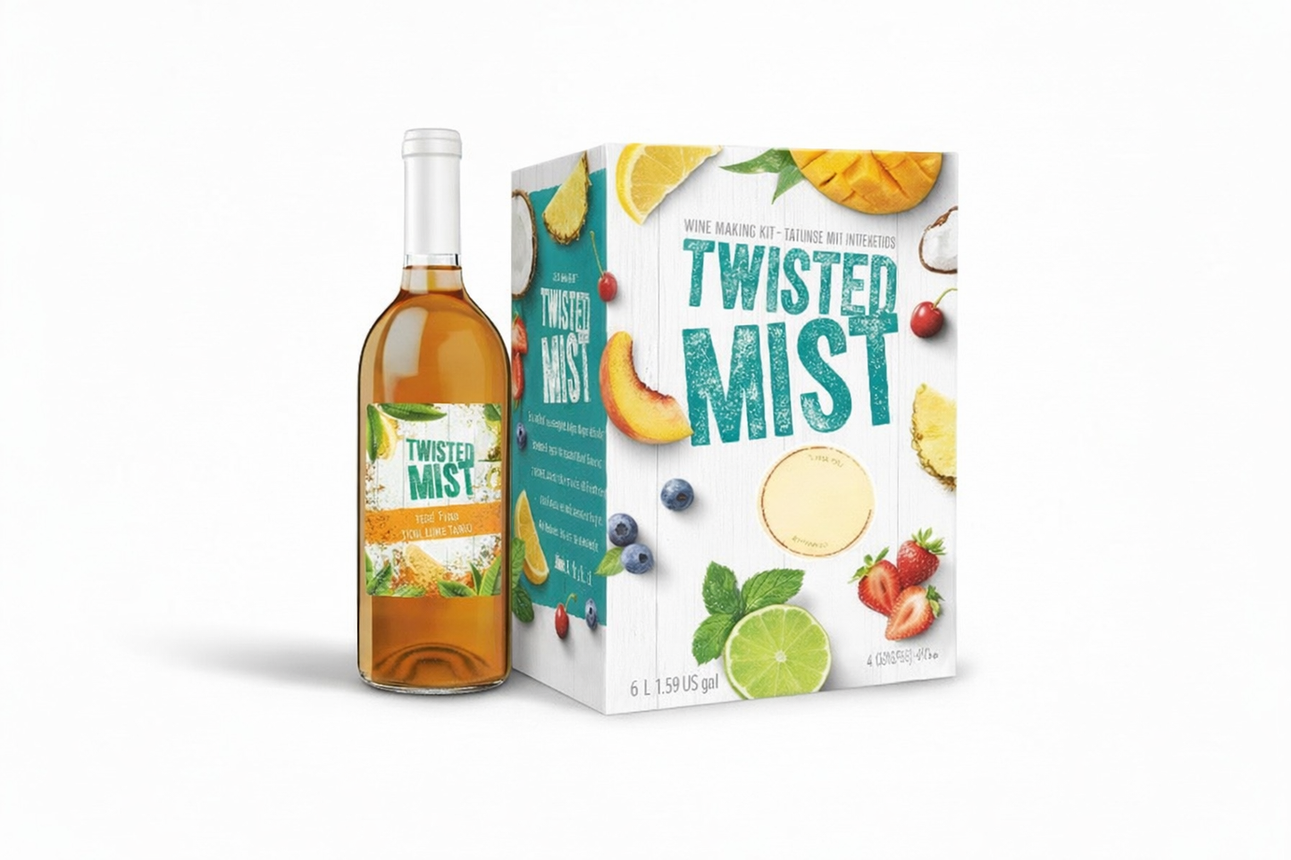 Twisted Mist Au thé glacé 6% – Kit style cocktail (thé glacé citronné)