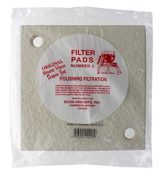 Tampons filtrants Buon Vino Super Jet #2 1,5–2,5 µm – pack de 3